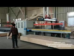 Línea de ensamblaje automática de producción de tablones de madera
