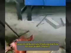 Máquina automática de flameado de losas para grandes losas de granito de más de 2 metros
