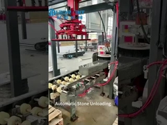 Máquina de descarga automática de acantilados con rotación de 90 grados y apilamiento automático en posición vertical