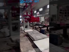 Máquina de brazo robótico dual para carga y descarga automática de losas y ladrillos por succión y pinza