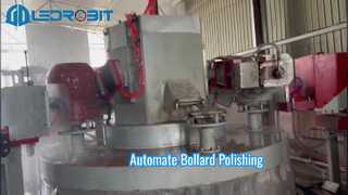 Máquina pulidora automática de bolardo de servicio pesado