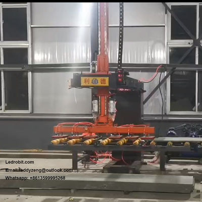 Máquina de carga y descarga de granito de la losa parada de emergencia pulsar botón servo accionado