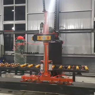 Máquina de carga y descarga personalizada controlada por PLC con parada de emergencia