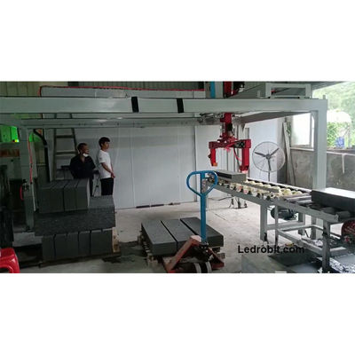 Sistema automático de carga y descarga de robots para paletas Descargador automático de abrazaderas con marco