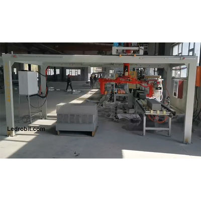 Control de carga y descarga por PLC Máquina de abrazadera de extremo