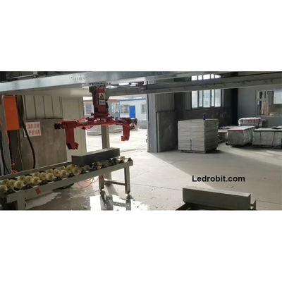 Equipo de carga y descarga de abrazaderas de paletación robot controlado por servo