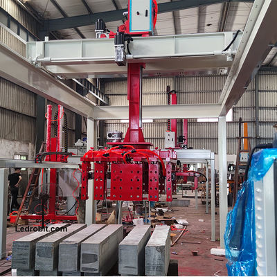 Robot de paletización industrial controlado por PLC Paletizador móvil para ahorrar trabajo