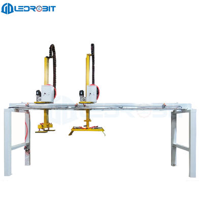 Separación automática de palets para ladrillos de cemento