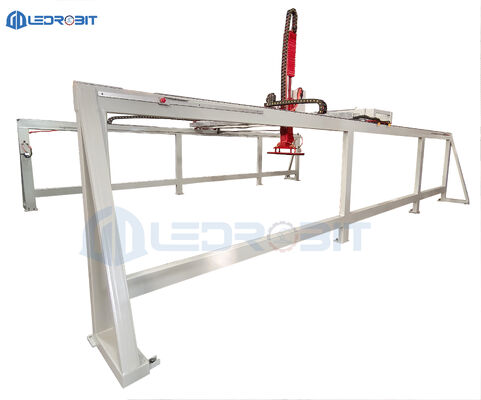 China Robot suministro cargador automático descargador para la estación de Muti cubierta en granito mármol de piedra de ingeniería panel de madera de espuma a prueba de choques línea de producción de tablero