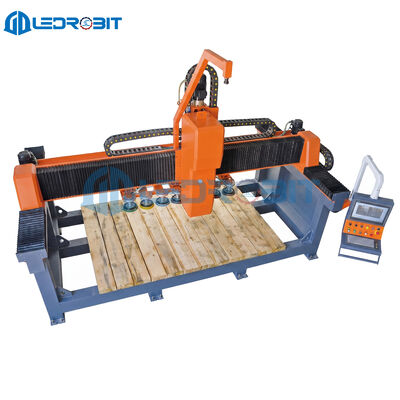 Máquina pulidora CNC de alta precisión con visión y posicionamiento automático basado en visión y doble eje Y para fabricación de piedra de 3200 x 1500 mm